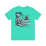 Kraken Unisex Tee - Sipping a Mojito Sea Monster T-Shirt