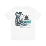 Kraken Unisex Tee - Sipping a Mojito Sea Monster T-Shirt
