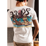 Bikini Girls Unisex Tee with Kraken Design